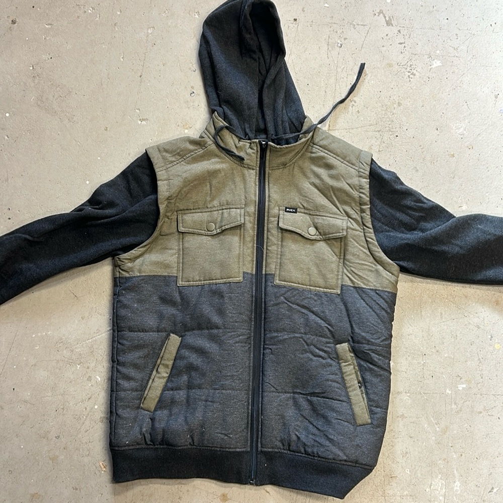 RVCA zip up sweater
